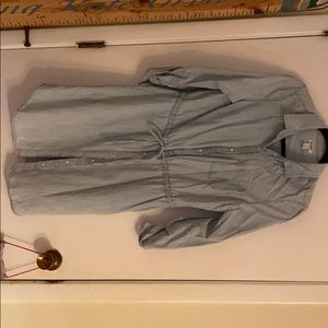 Chambray button down dress